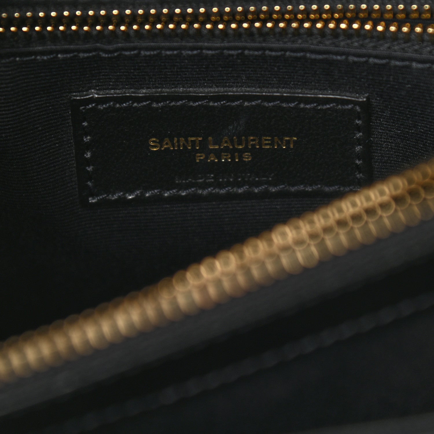 Saint Laurent Calfskin Y Quilted Monogram Medium Loulou Chain Satchel Black 6 of 11