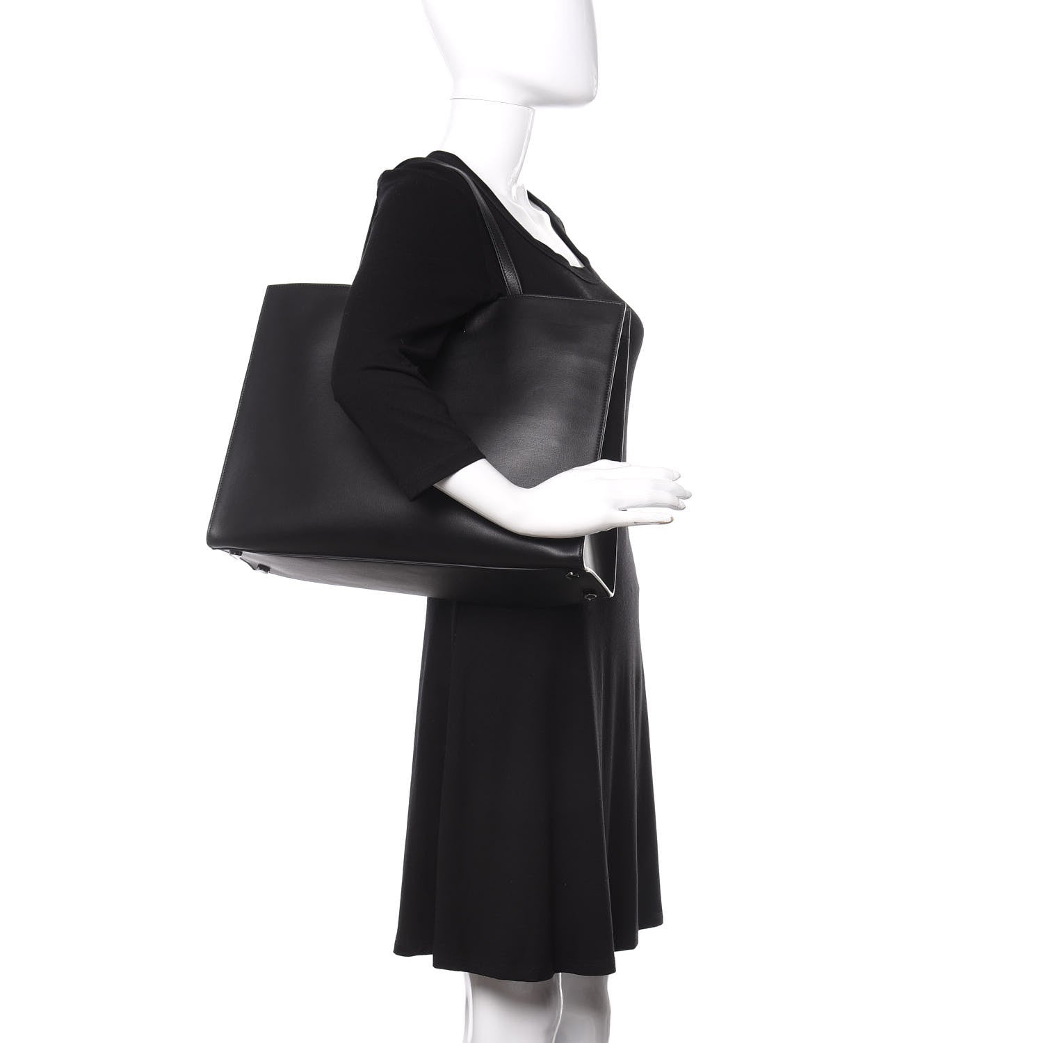 Tom Ford Calfskin Natalia Tote Black 3 of 11