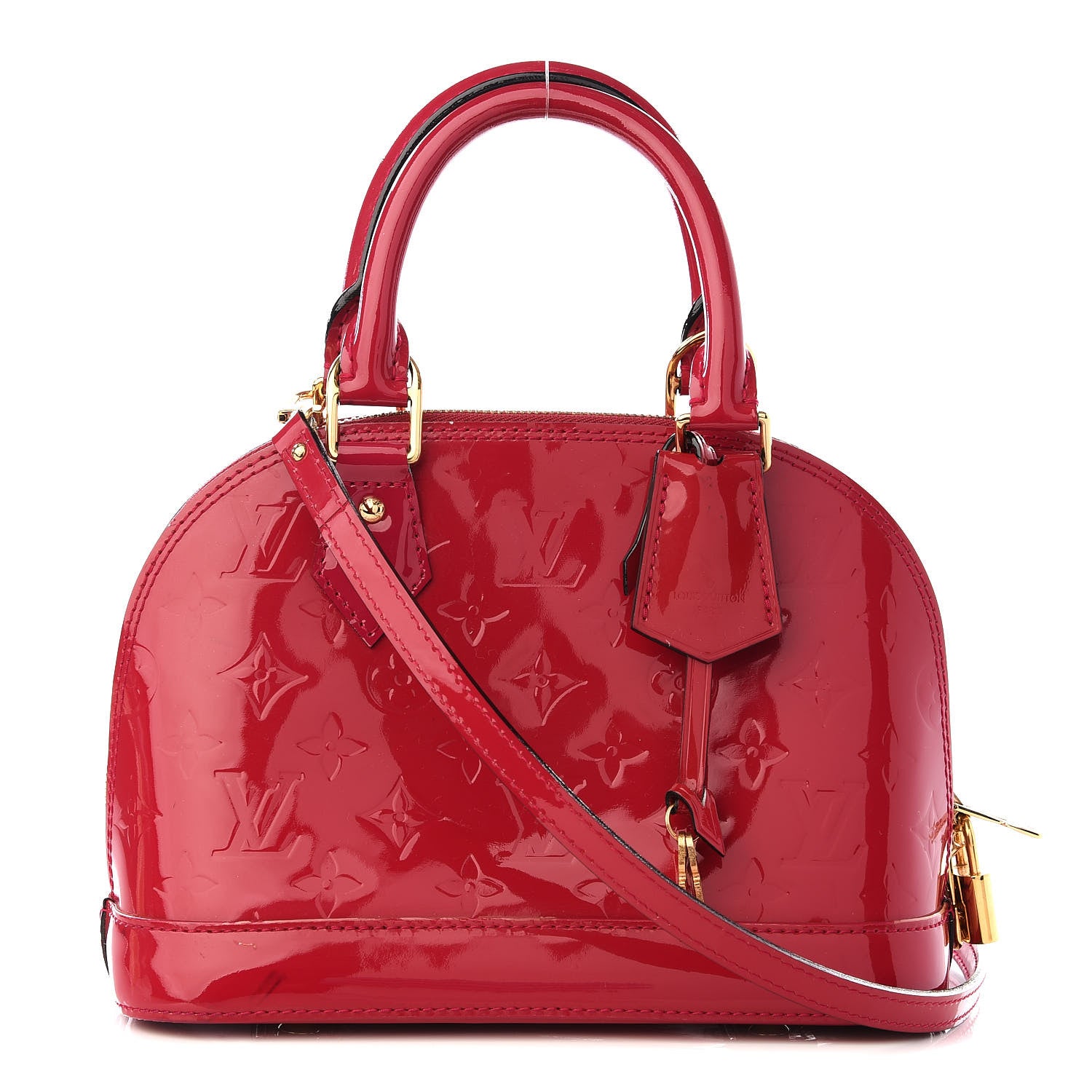 Louis Vuitton Vernis Alma BB Cherry 1 of 8