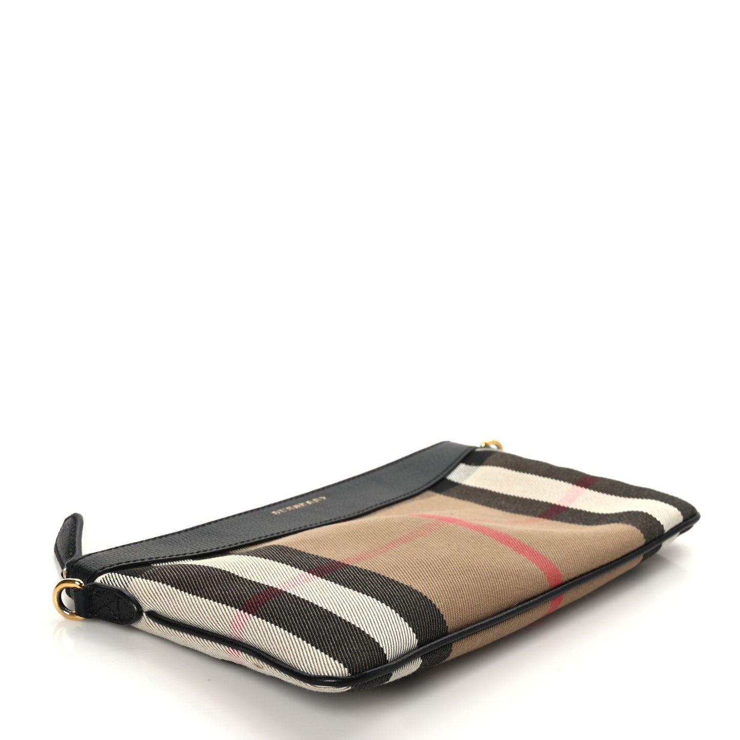 House Check Derby Peyton Crossbody Clutch Bag Black