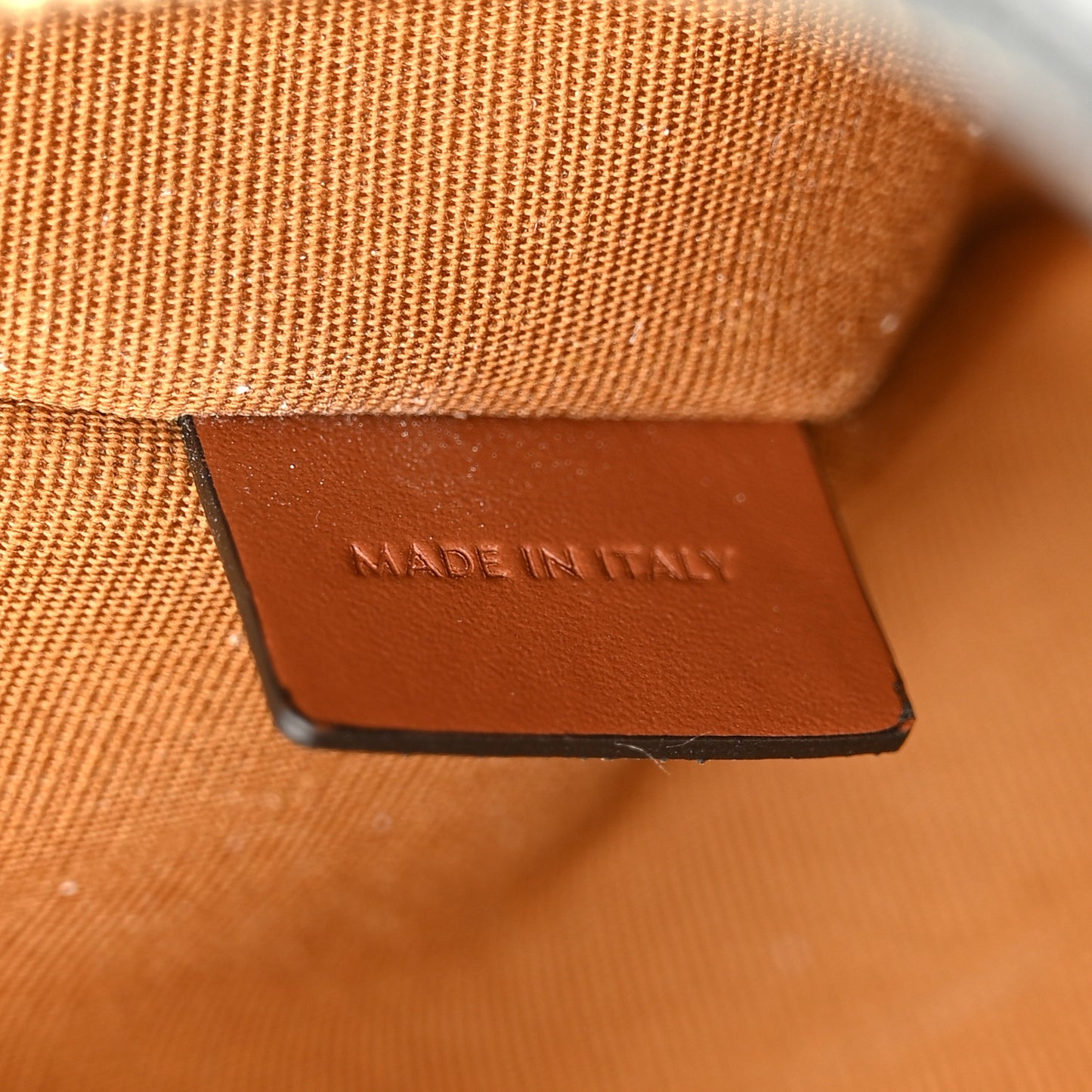 Triomphe Canvas Calfskin Ava Shoulder Bag Tan