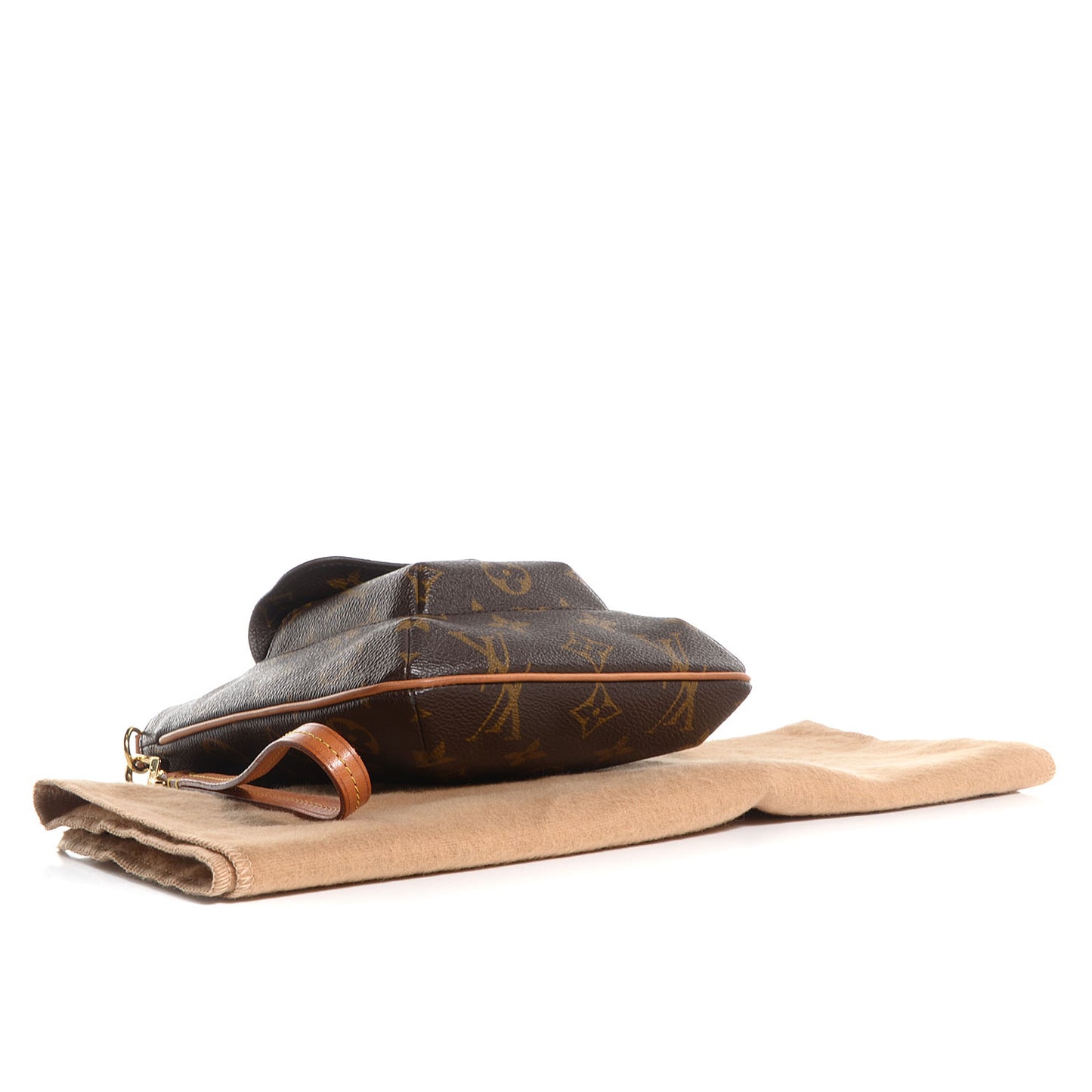 Monogram Partition Clutch