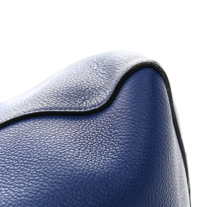 Celine Soft Grained Calfskin Small Belt Cabas Phantom Deep Blue 16 of 16