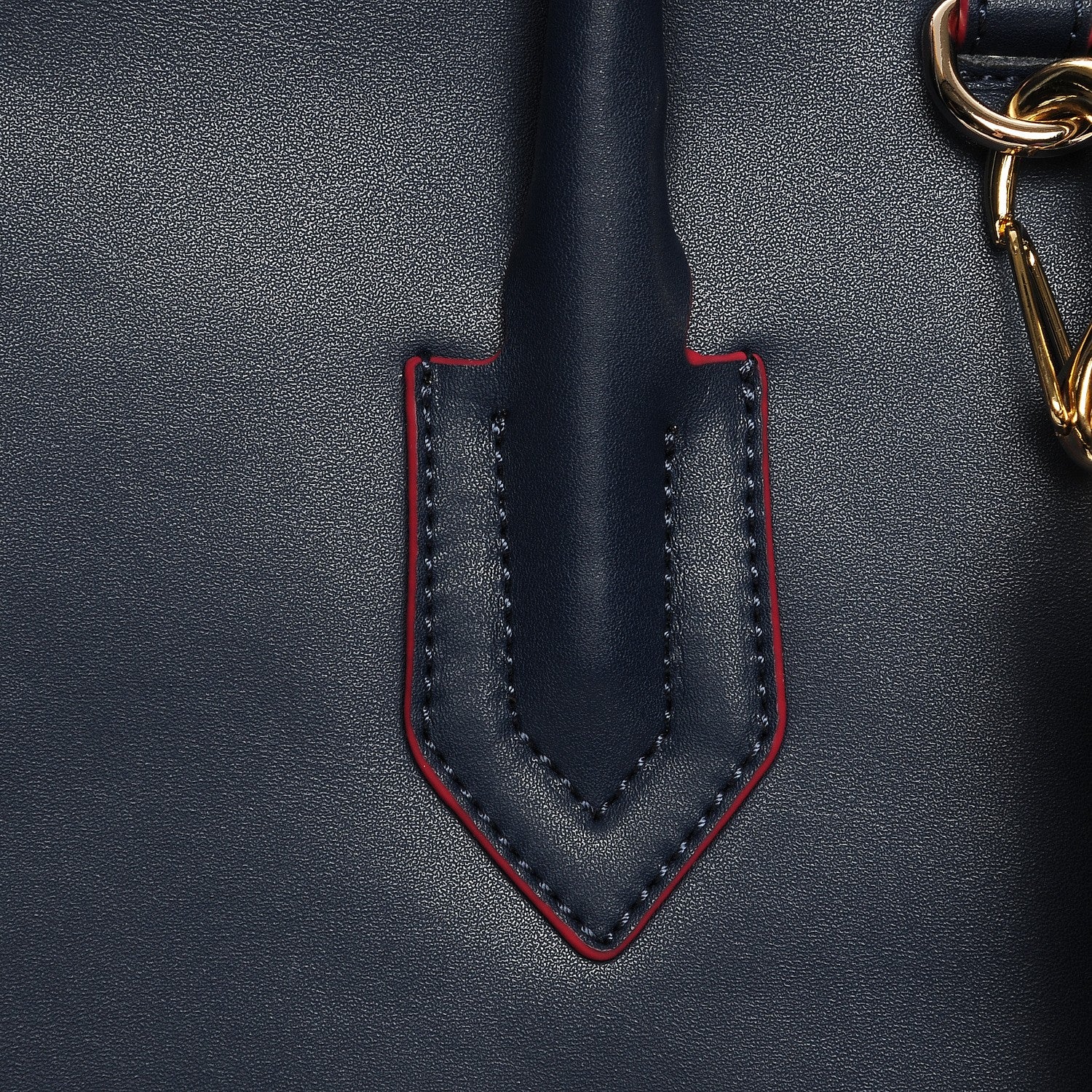 Versace Calfskin Large Palazzo Empire Bag Deep Navy 6 of 15