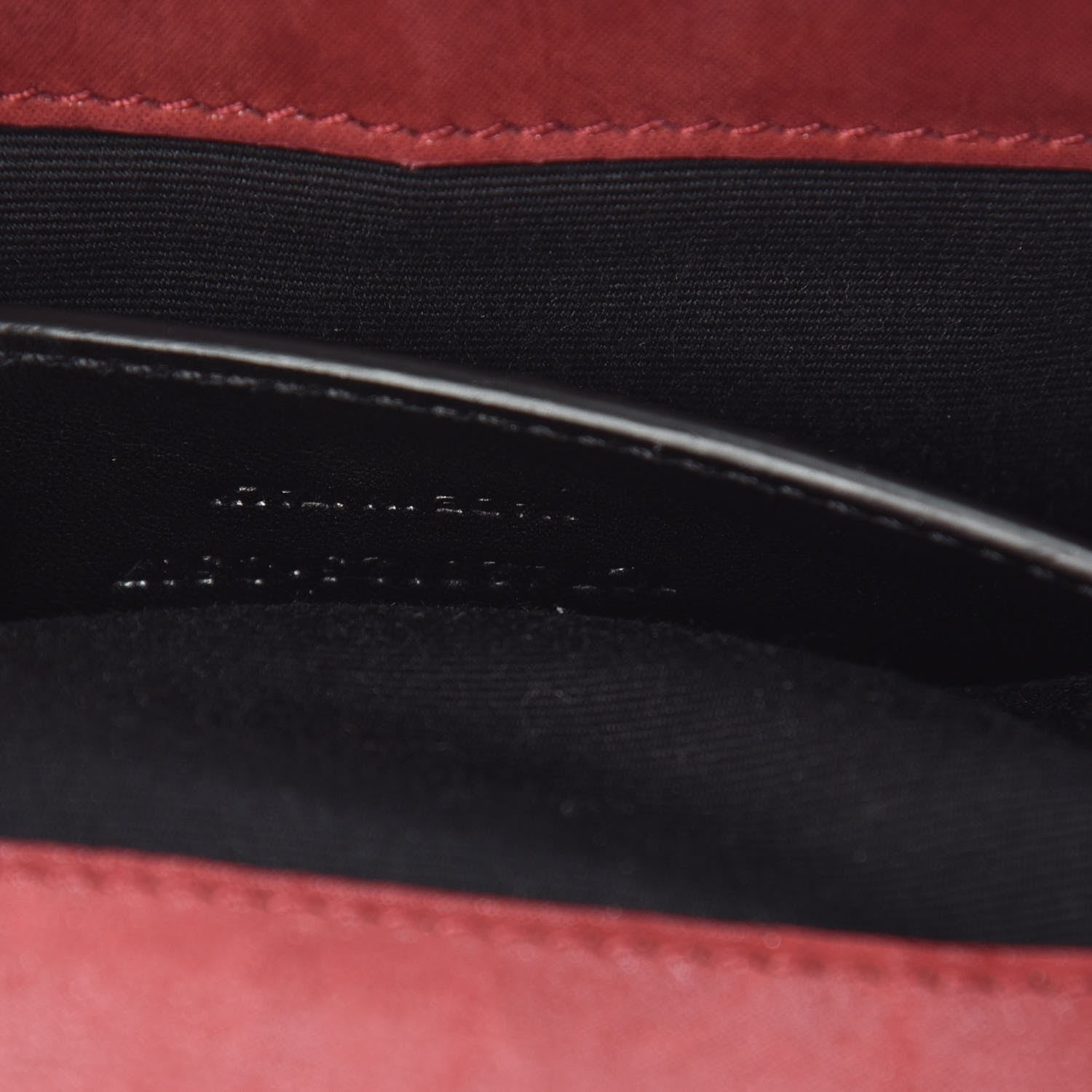 Saint Laurent Metallic Calfskin Tri-Quilt Monogram Medium College Bag Red 7 of 9