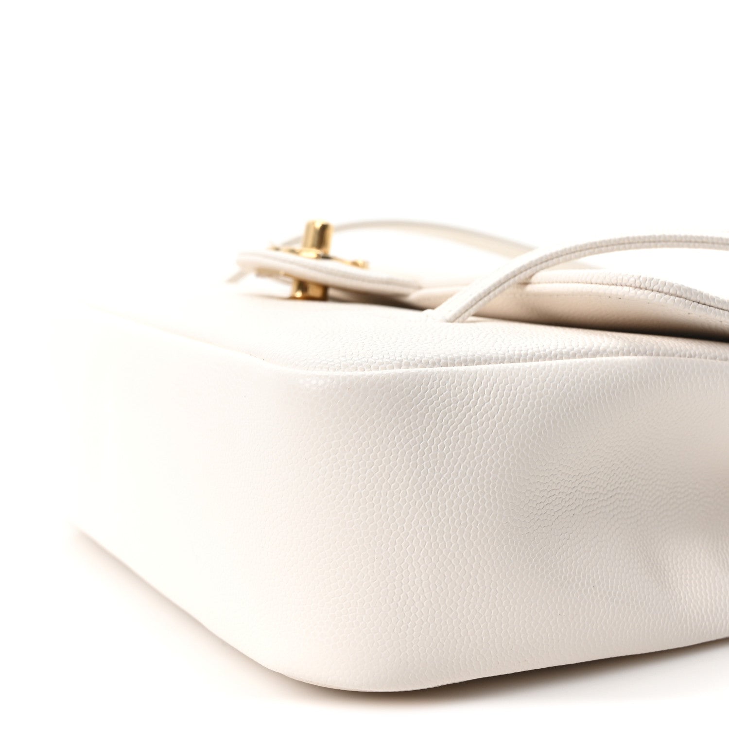 Chanel Shiny Caviar Preppy Coco Small Flap White 9 of 10