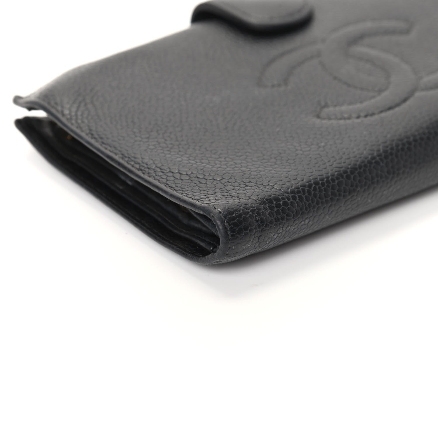 Chanel Caviar Timeless CC French Wallet Black 9 of 11