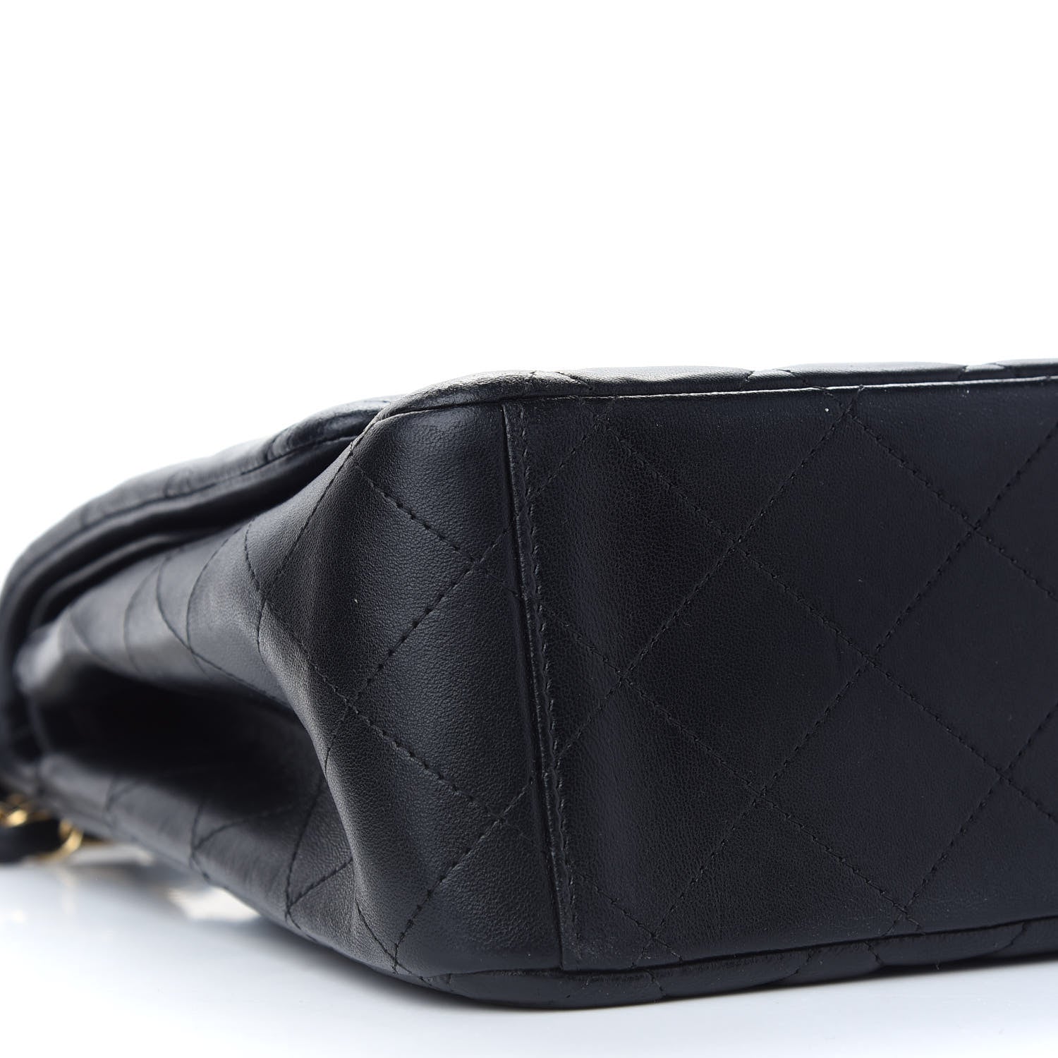 Chanel Lambskin Quilted Maxi Double Flap Black 9 of 11