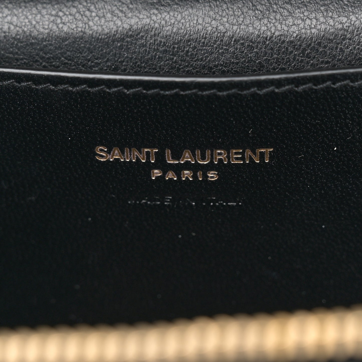Lambskin Quilted Mini Gaby Vanity Case Black
