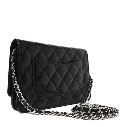 Chanel Caviar Quilted Wallet on Chain WOC Black 3 of 10