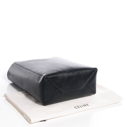Celine Grained Calfskin Small Vertical Cabas Black 4 of 7