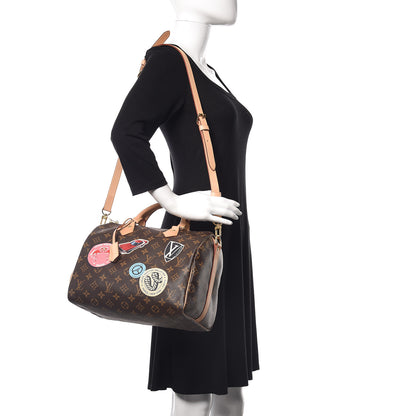 Louis Vuitton Monogram World Tour Speedy Bandouliere 30 2 of 9