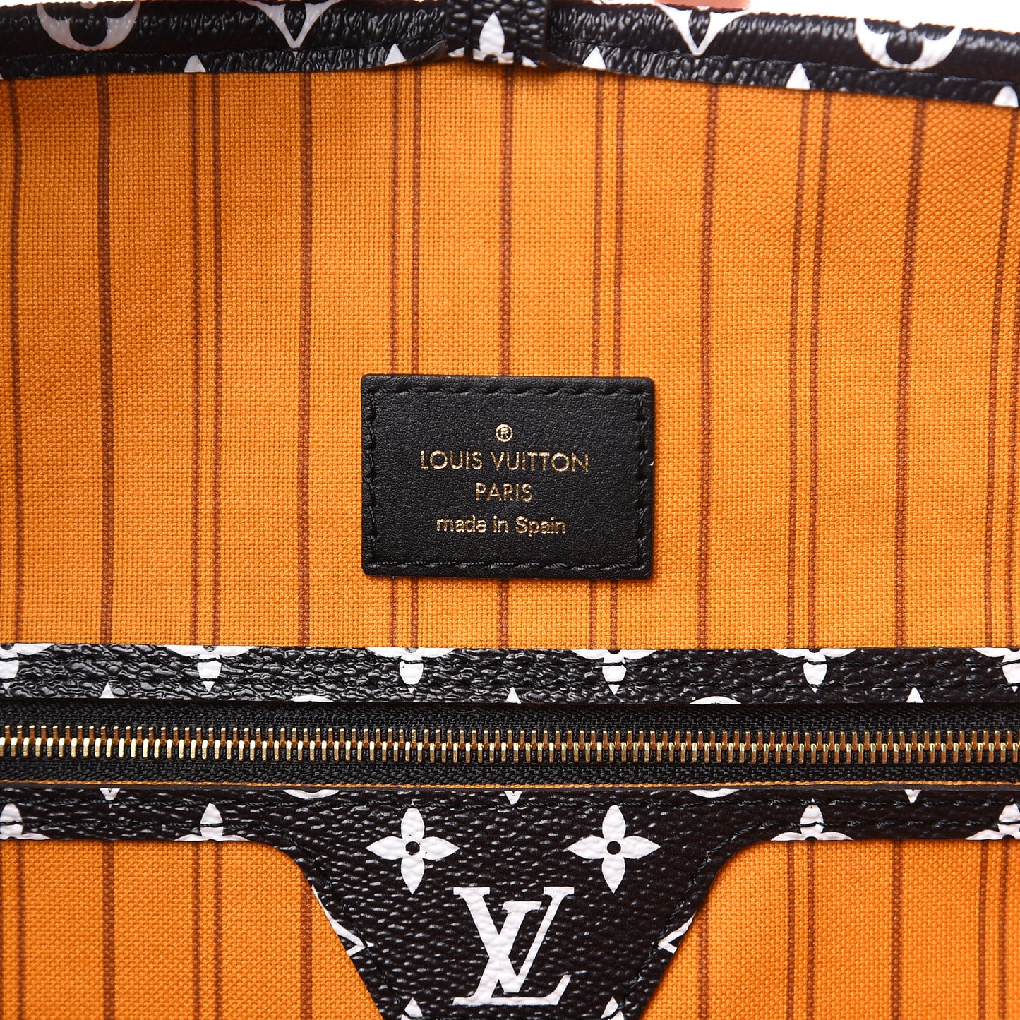 Monogram Giant Jungle Neverfull MM Black