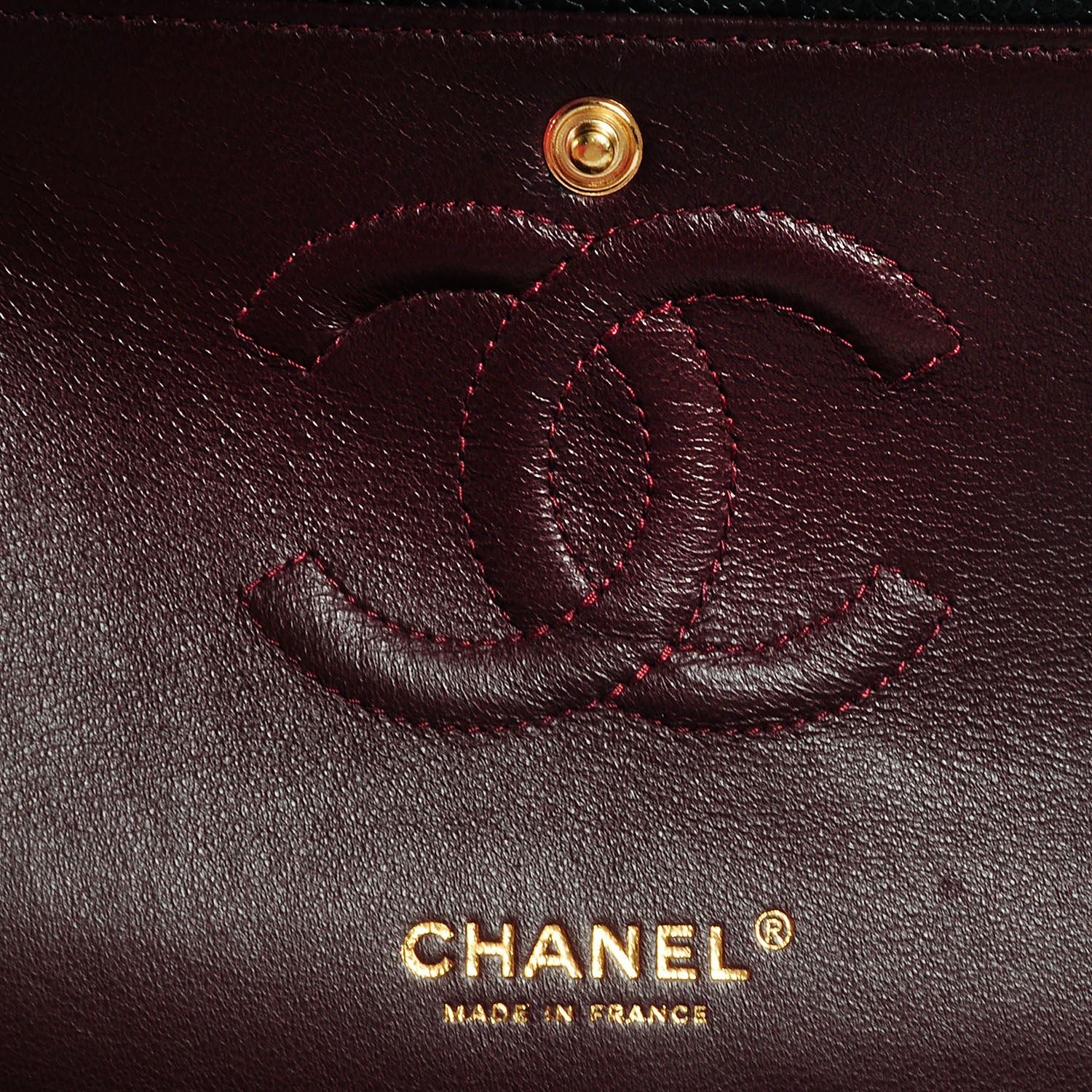 Chanel Caviar Quilted Medium Double Flap Black 8 of 10