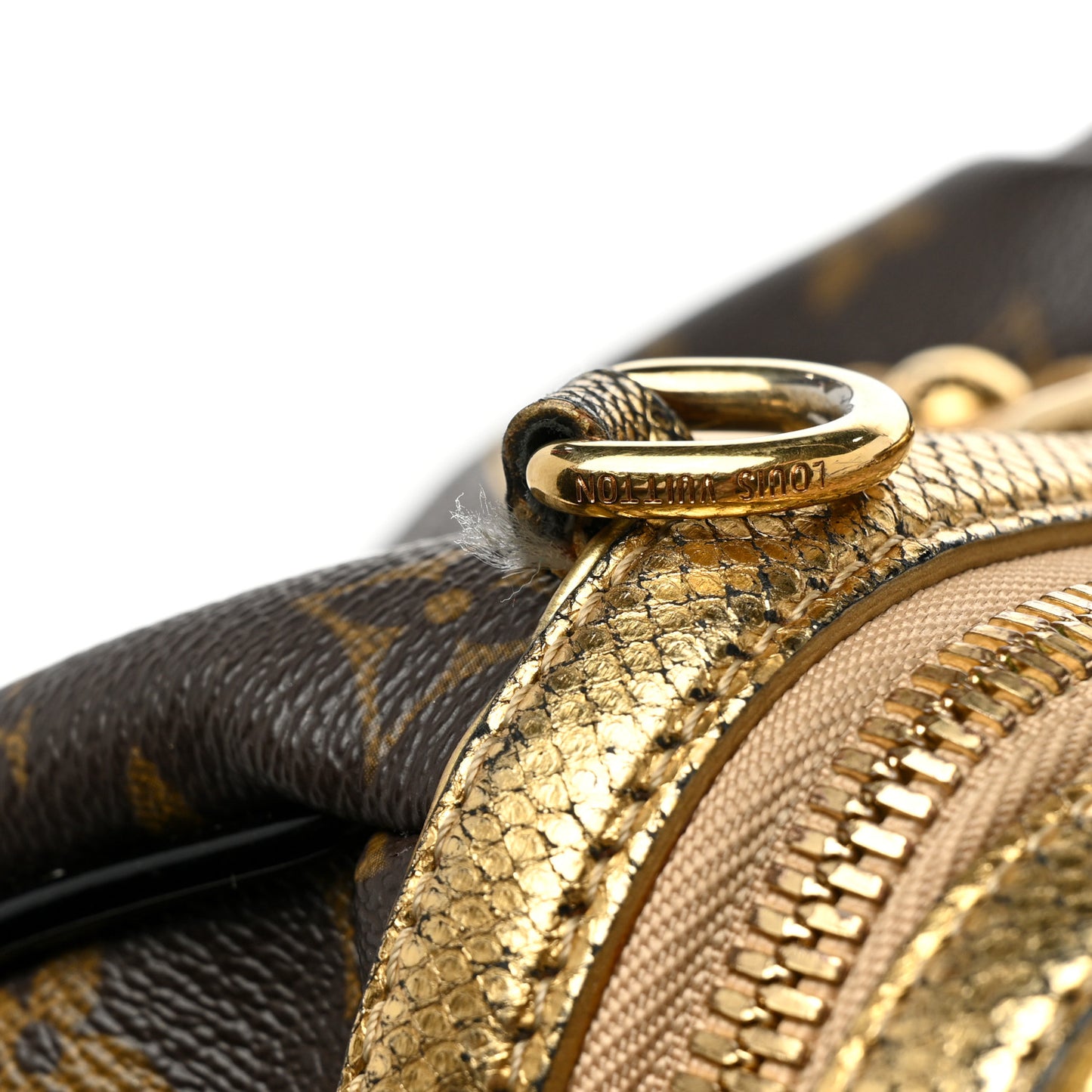 Monogram Leopard Stephen Bag
