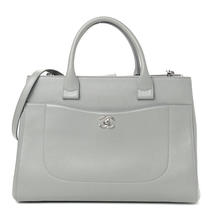 Chanel Grained Calfskin Medium Neo Executive Shopper Tote Grey 1 of 8