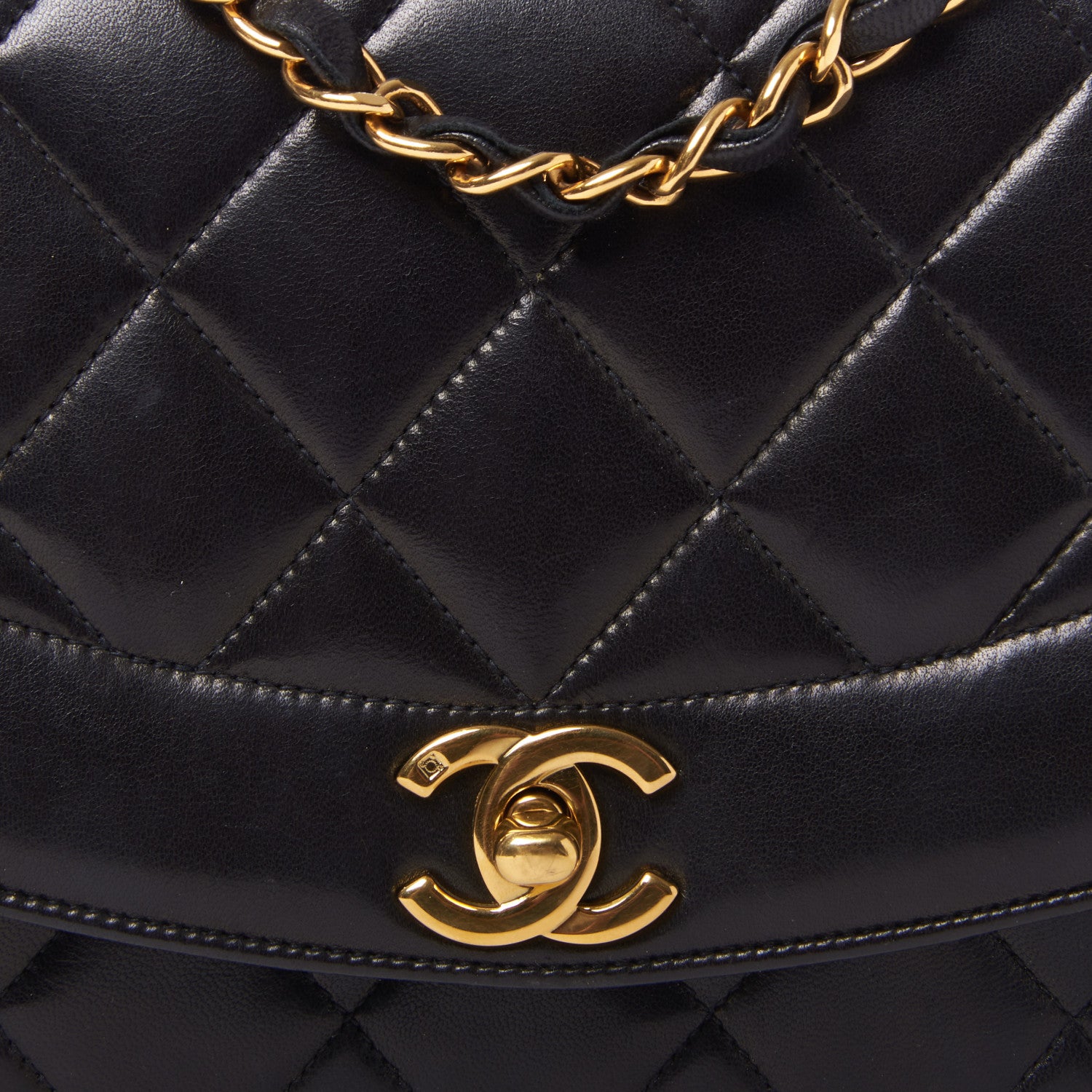 Chanel Lambskin Quilted Small Single Flap Bag Black 7 of 9