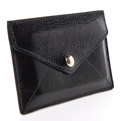 Gucci Patent Soho Envelope Card Case Black 3 of 7