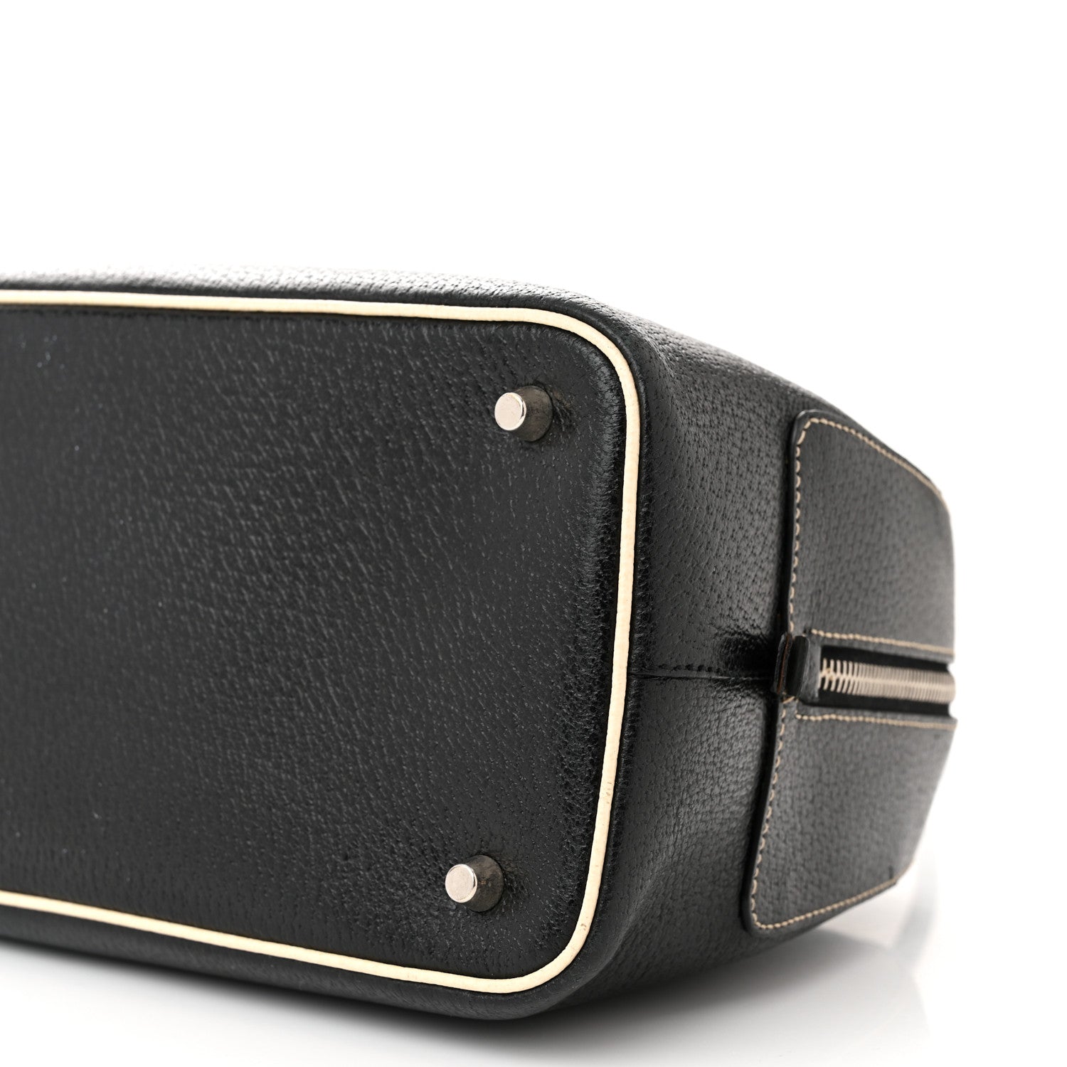 Prada Goatskin Bowling Bag Black 10 of 14