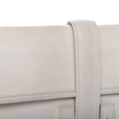 Hermes Evergrain Jige PM Clutch White 9 of 12
