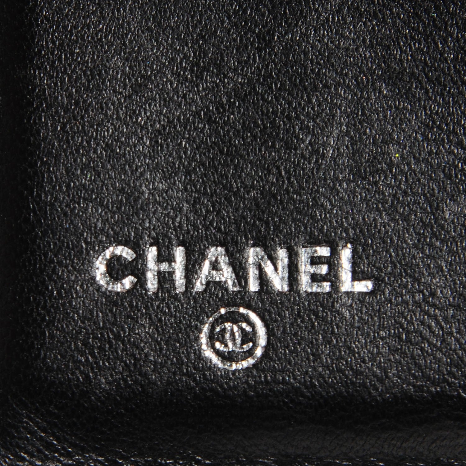 Chanel Lambskin Quilted Compact Boy Wallet Black 6 of 9