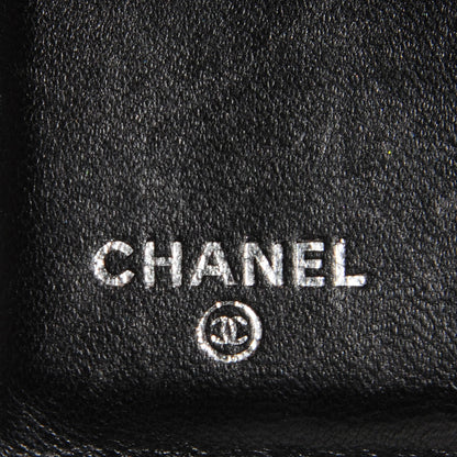 Chanel Lambskin Quilted Compact Boy Wallet Black 6 of 9