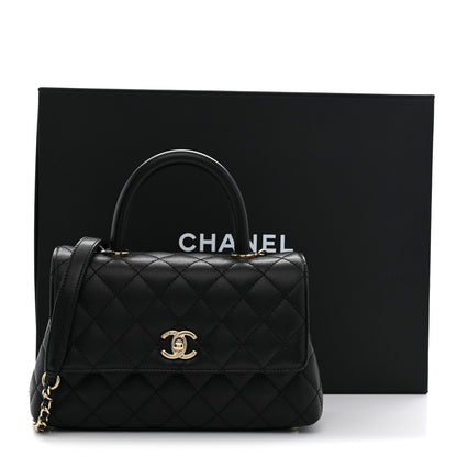 Chanel Caviar Quilted Mini Coco Handle Flap Black 11 of 11