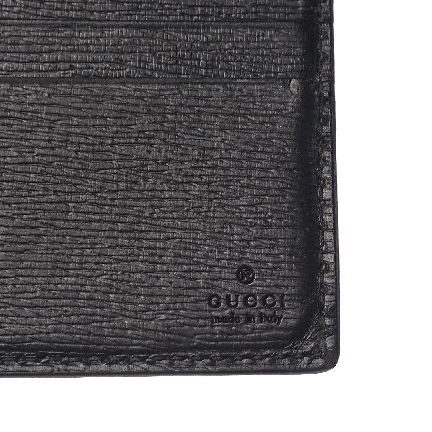 Gucci Shangai Calfskin Kingsnake Bi-Fold Wallet Black 5 of 7