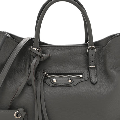 Balenciaga Veau Papier A6 Zip Around Tote Gris Fossile 9 of 11