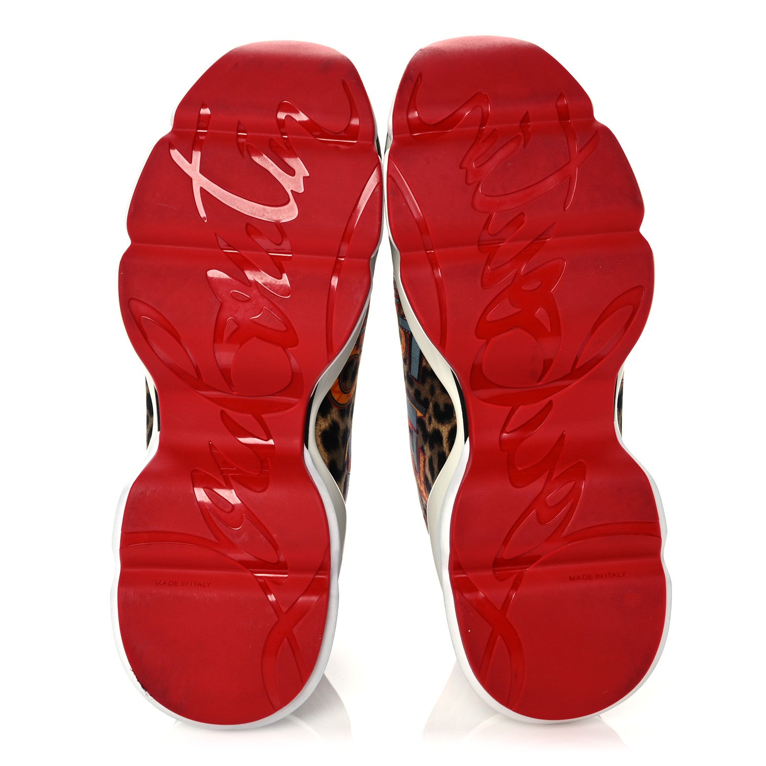 Christian Louboutin Neoprene Space Run Loubileo Donna Flat Sneakers 37 Multi 5 of 10