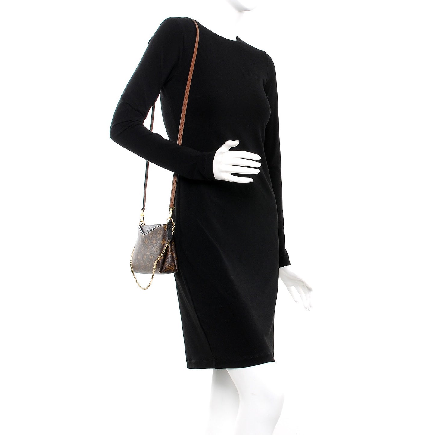 Monogram Pallas Clutch Black