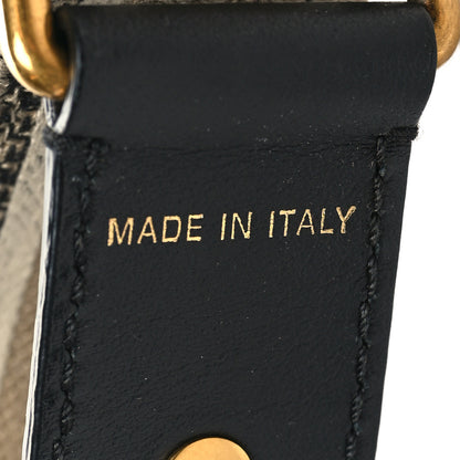Christian Dior Canvas Embroidered Shoulder Strap Beige 5 of 5