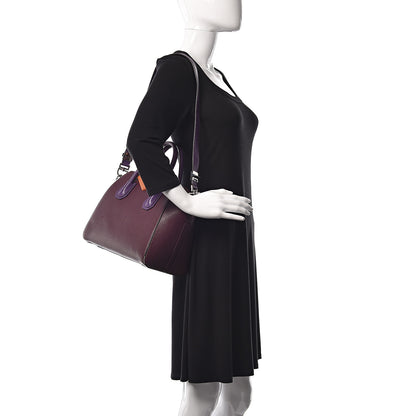 Givenchy Sugar Goatskin Small Tri-Color Antigona Oxblood Violet Orange 2 of 11