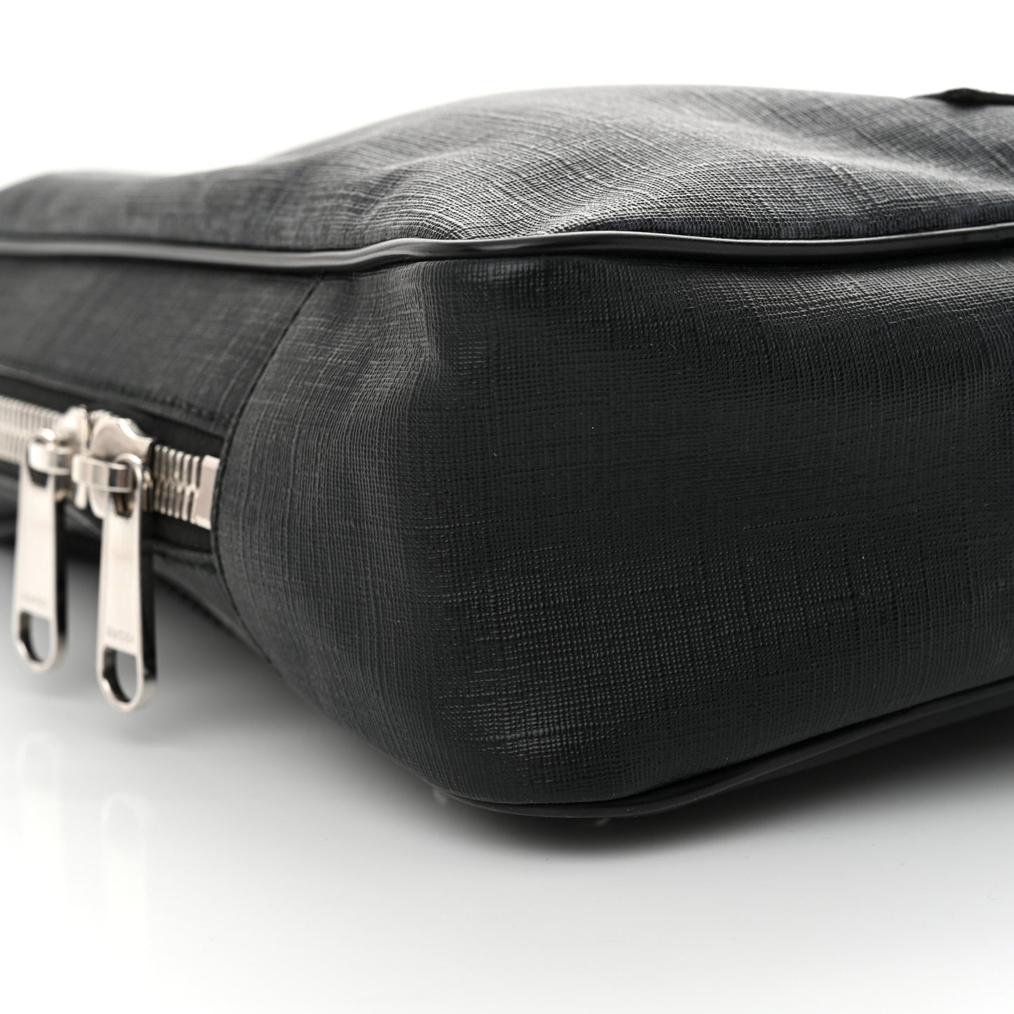 GG Supreme Monogram Web Belt Bag Black Grey