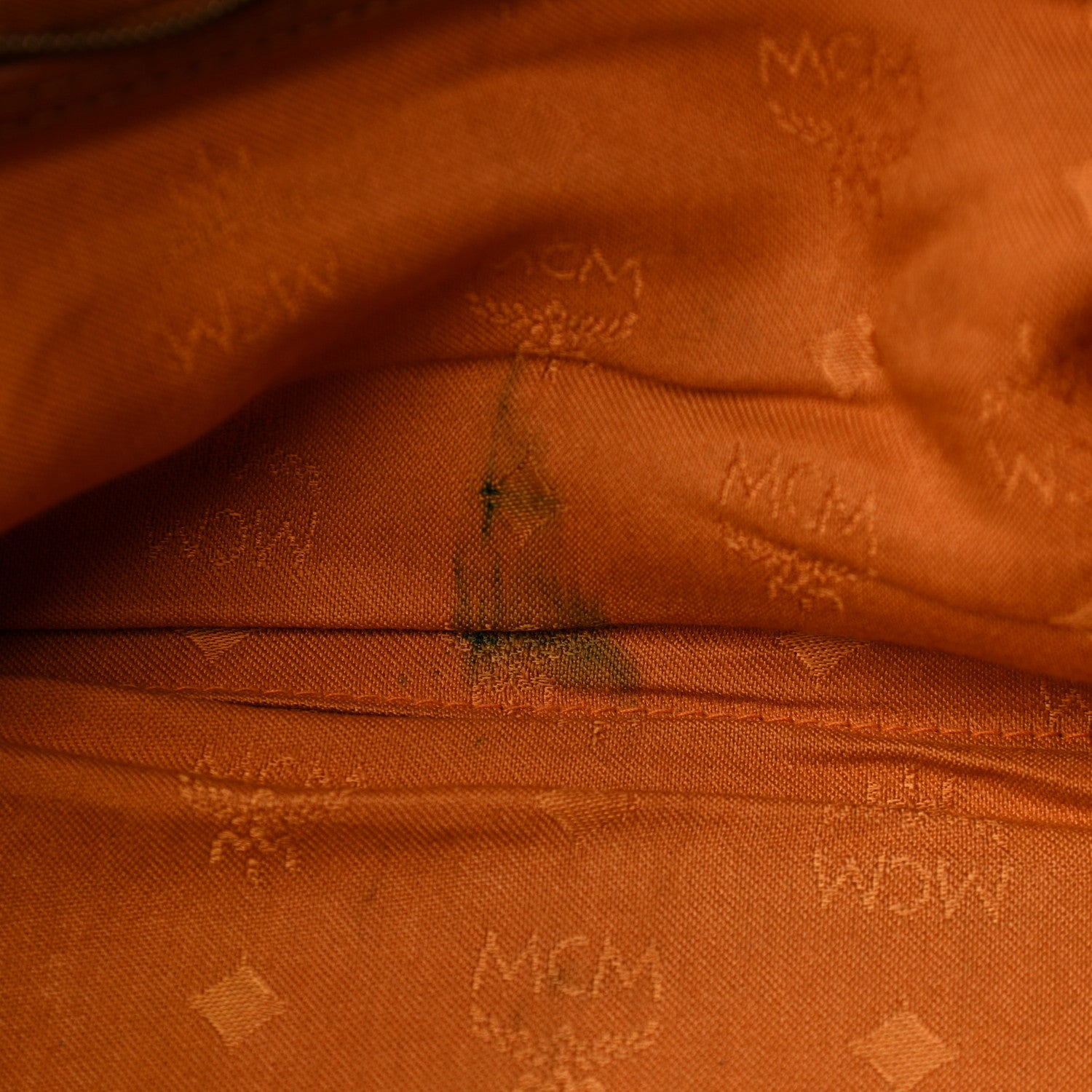 MCM Visetos Essential Boston Bag Cognac 9 of 12