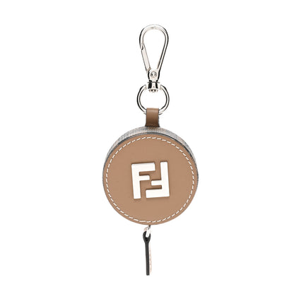 Fendi Calfskin Zucca Spalmati Tape Measure Beige Tobacco 1 of 3