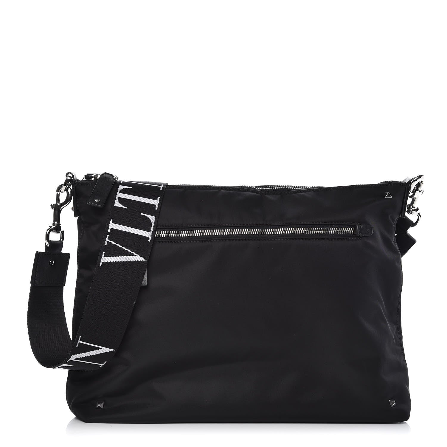 Valentino Garavani Nylon VLTN Messenger Bag Black 1 of 7