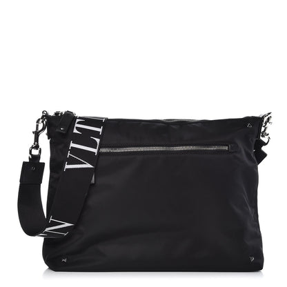 Valentino Garavani Nylon VLTN Messenger Bag Black 1 of 7