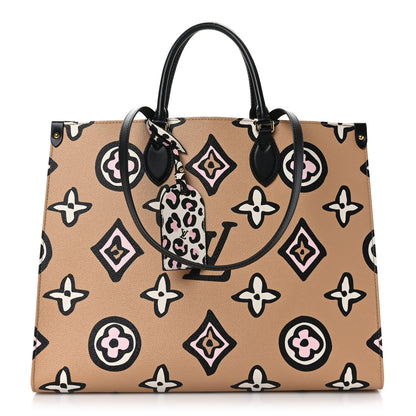 Louis Vuitton Monogram Giant Wild At Heart Onthego GM Arizona 1 of 8
