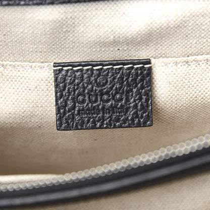 Gucci Dollar Calfskin Crystal Web Medium Dionysus Bamboo Top Handle Bag Black Black Diamond 7 of 10