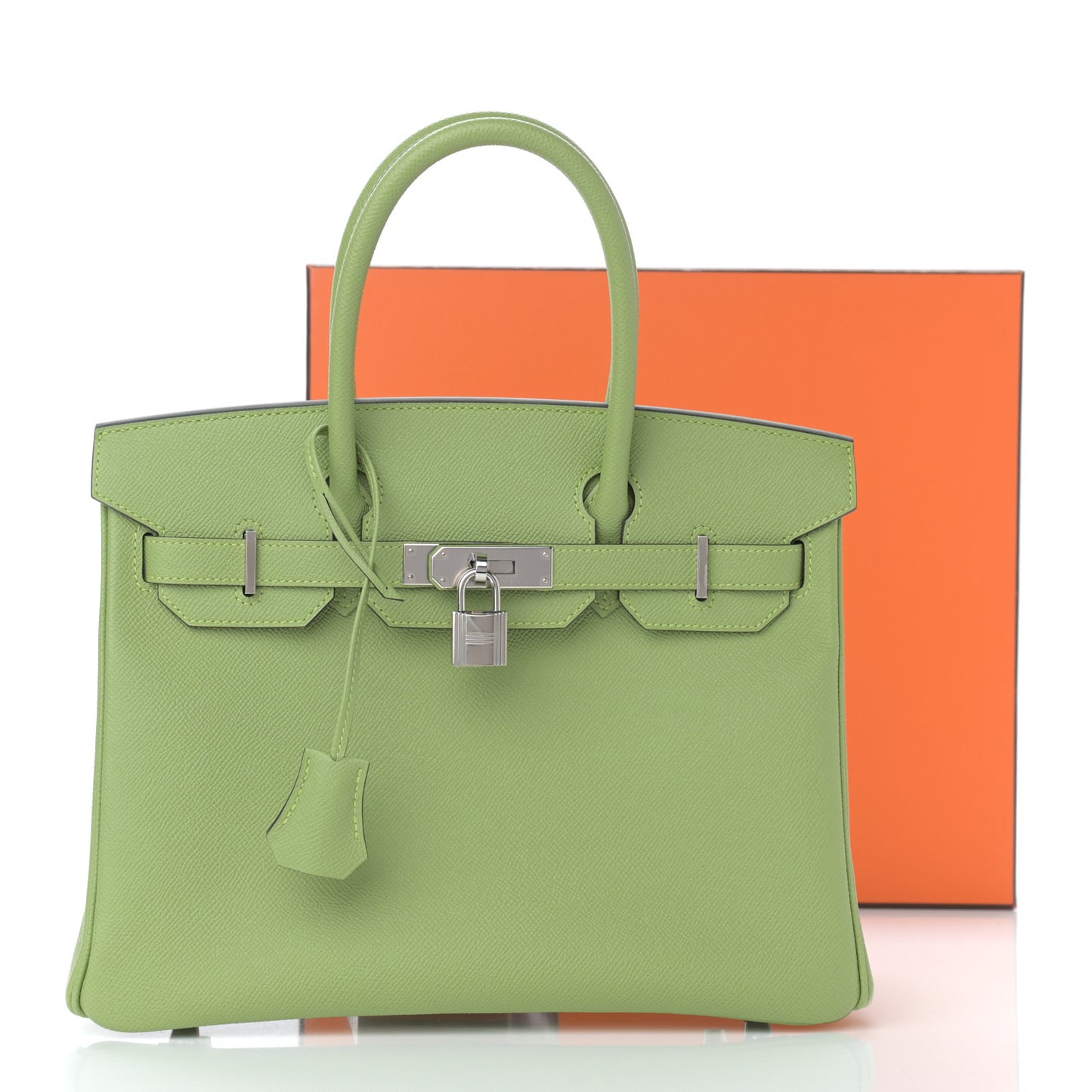 Epsom Birkin 30 Vert Criquet