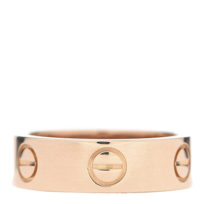Cartier 18K Pink Gold 5.5mm LOVE Ring 50 5.25 3 of 4