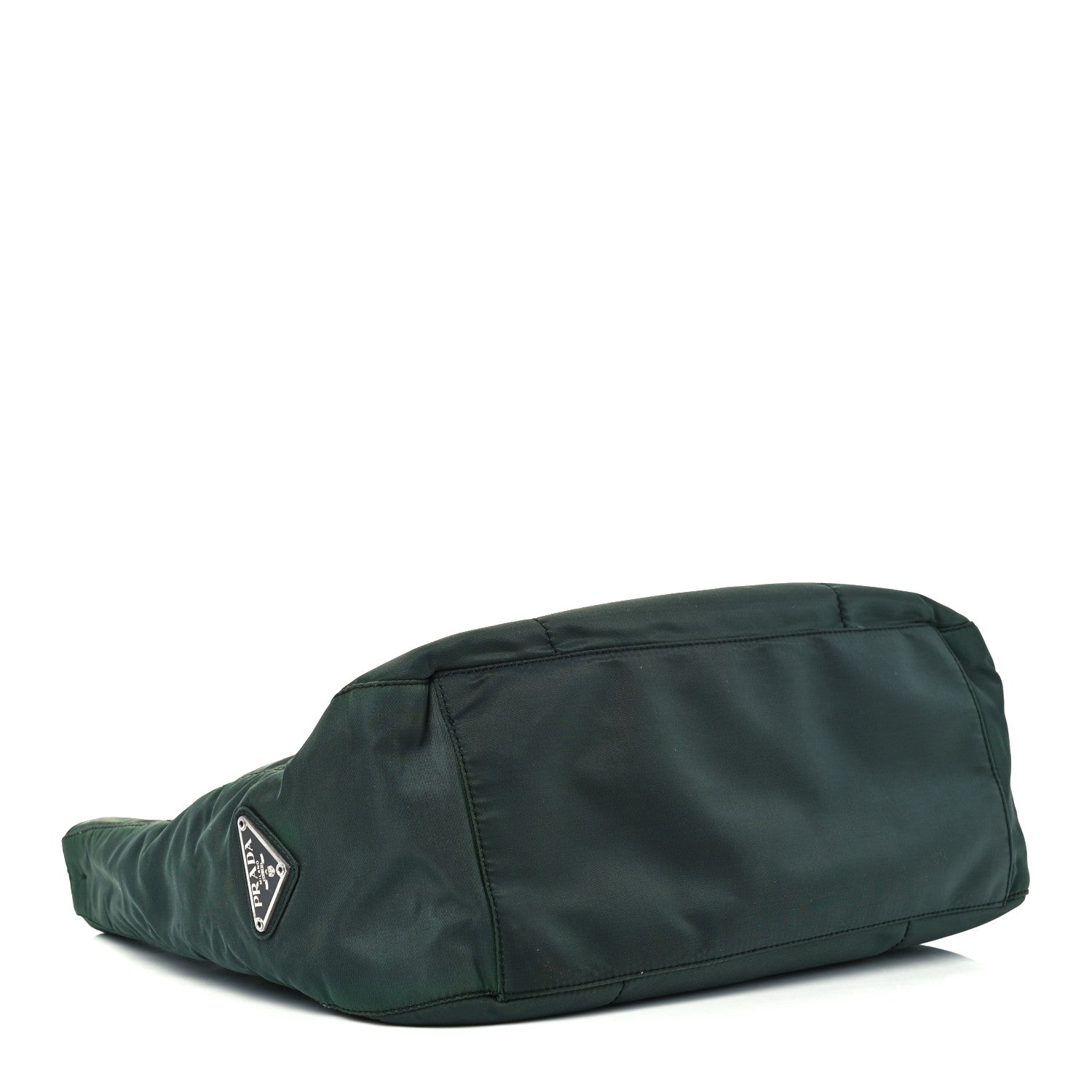 Prada Tessuto Nylon Tote Dark Green 4 of 11