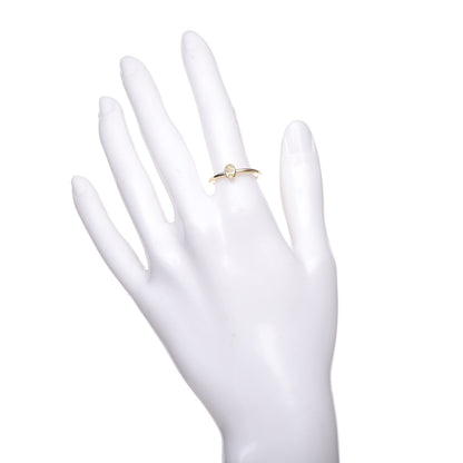 Tiffany 18K Yellow Gold .28 Carat Fancy Yellow Diamond Bezet Oval Ring 54 7 2 of 6