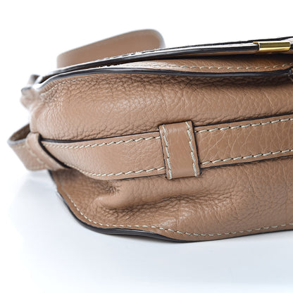Chloe Calfskin Mini Marcie Round Crossbody Bag Nut 10 of 12