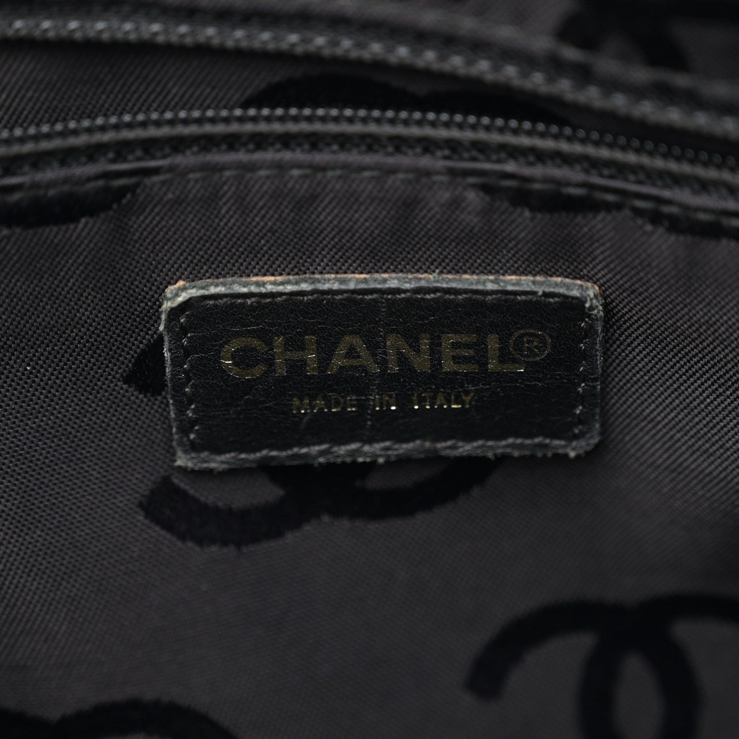 Chanel Calfskin Contrast Stitch Surpique Bowler Black 6 of 14