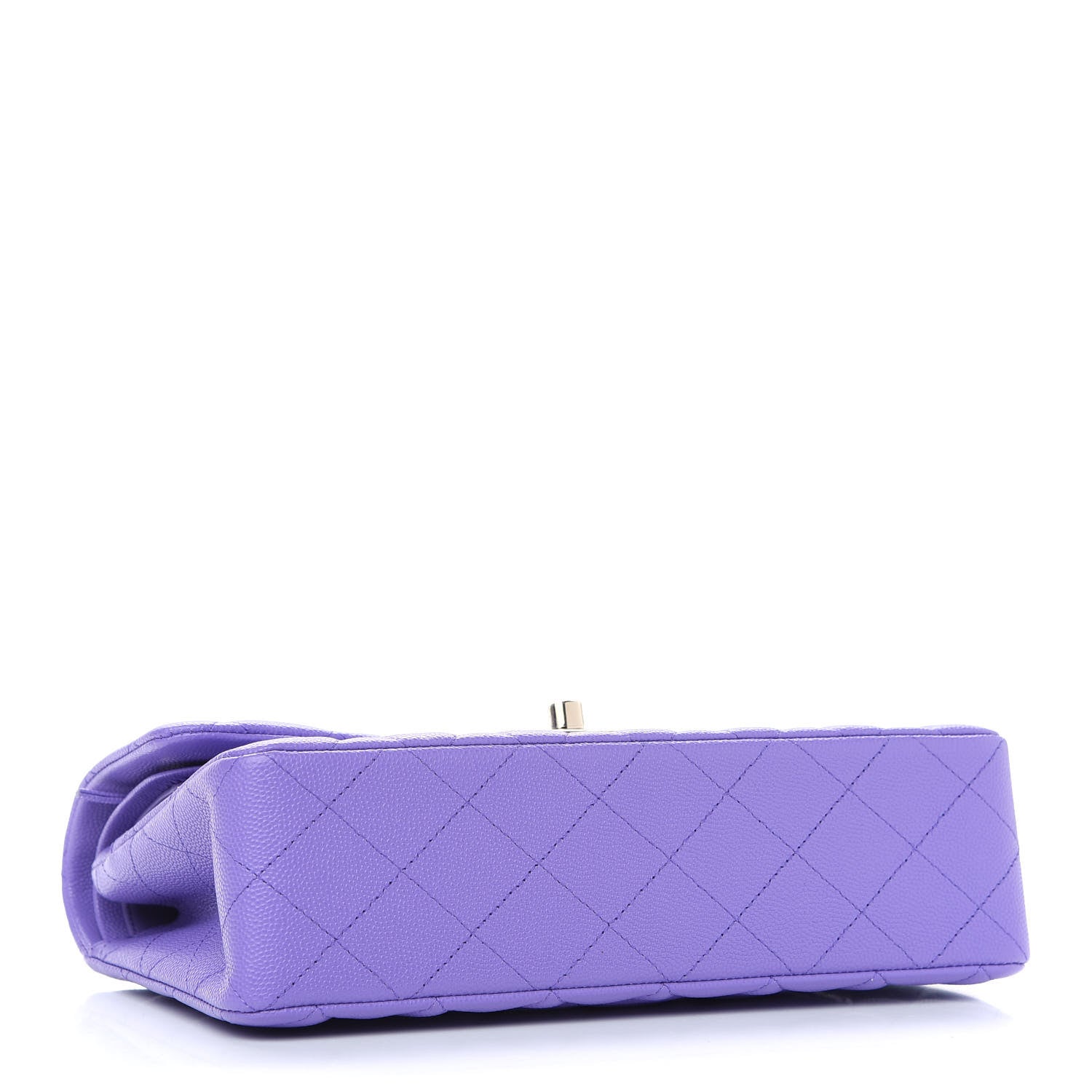 Chanel Caviar Quilted Small Double Flap Purple 4 of 9