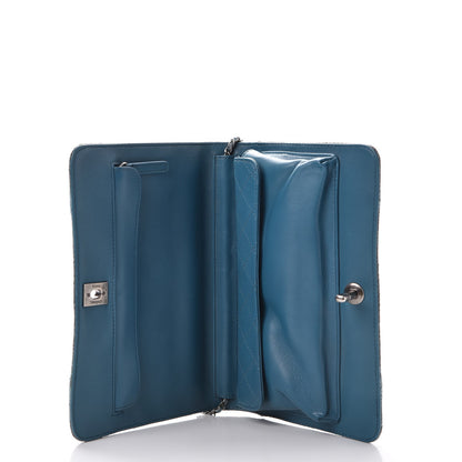Chanel Lizard Flap Blue 5 of 7