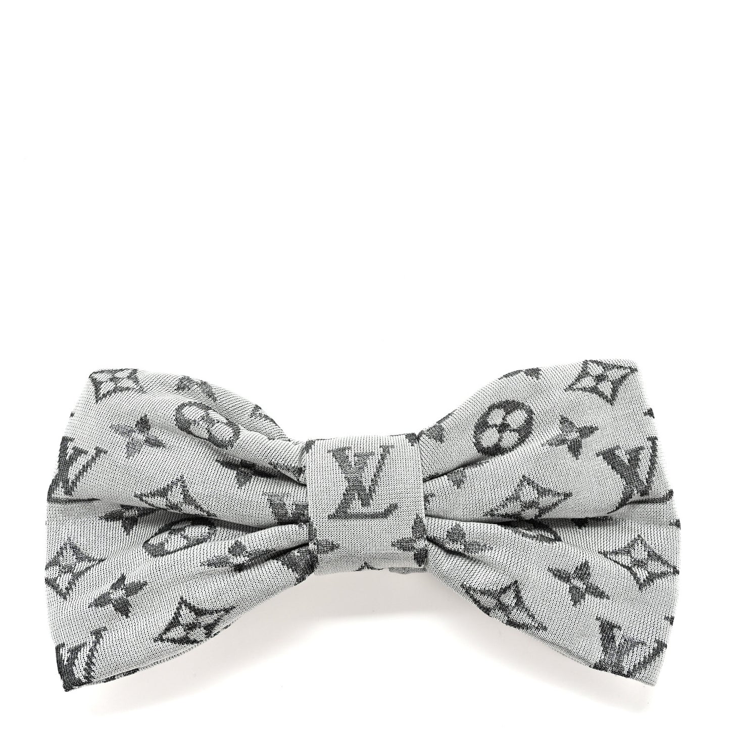 Silk Monogram LV Pool Party Turban Headband Argent