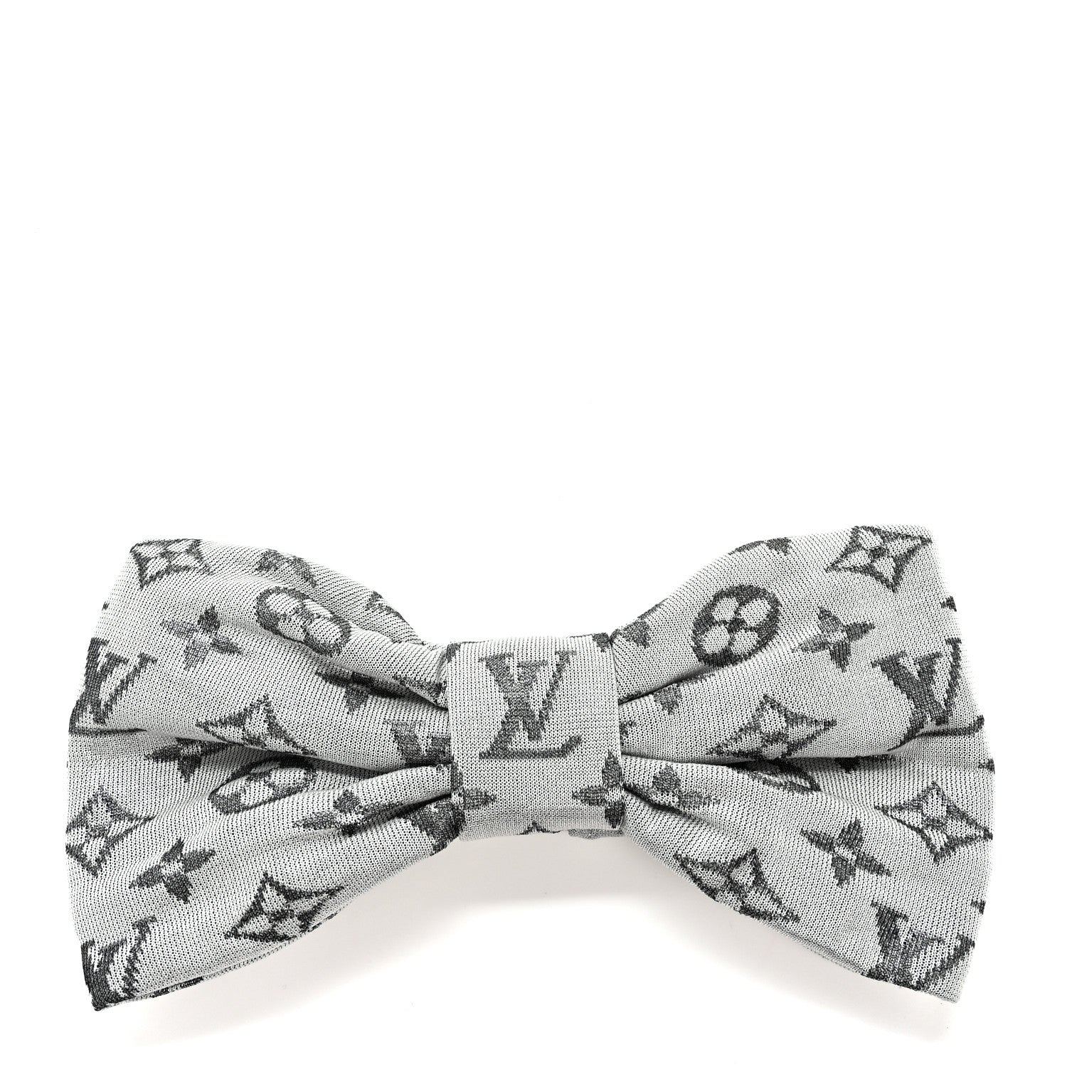 Louis Vuitton Silk Monogram LV Pool Party Turban Headband Argent 1 of 5
